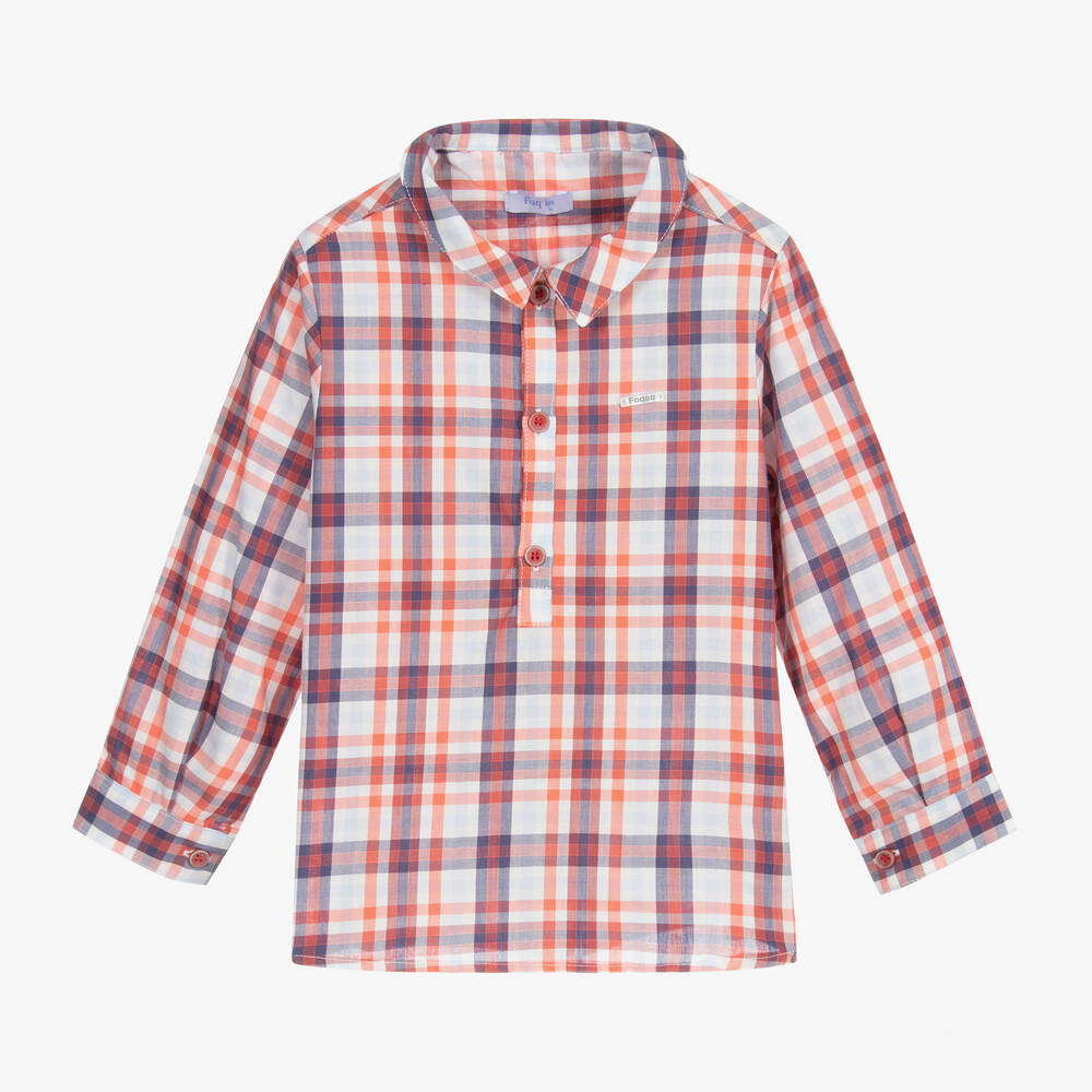 Foque-Boys Blue & Red Shorts Set | Childrensalon Outlet