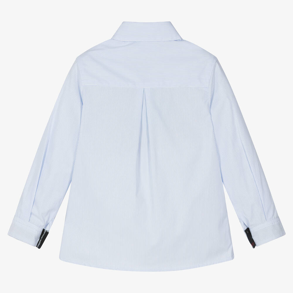 Foque-Хлопковая рубашка в голубую полоску | Childrensalon Outlet