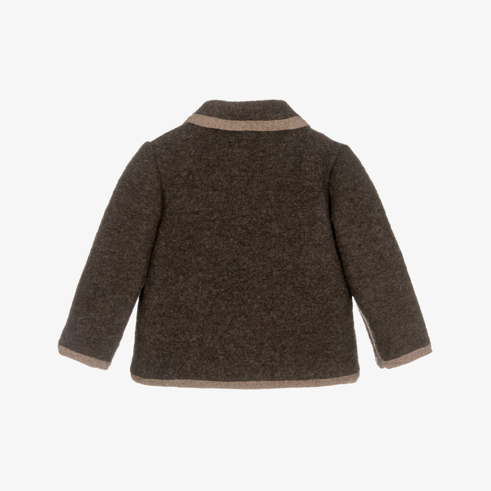 Foque-Пиджак из шерсти коричневый для мальчиков | Childrensalon Outlet
