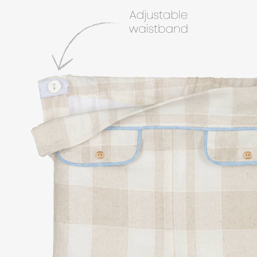 Foque-Boys Classic Blue & Beige Ensemble | Childrensalon Outlet