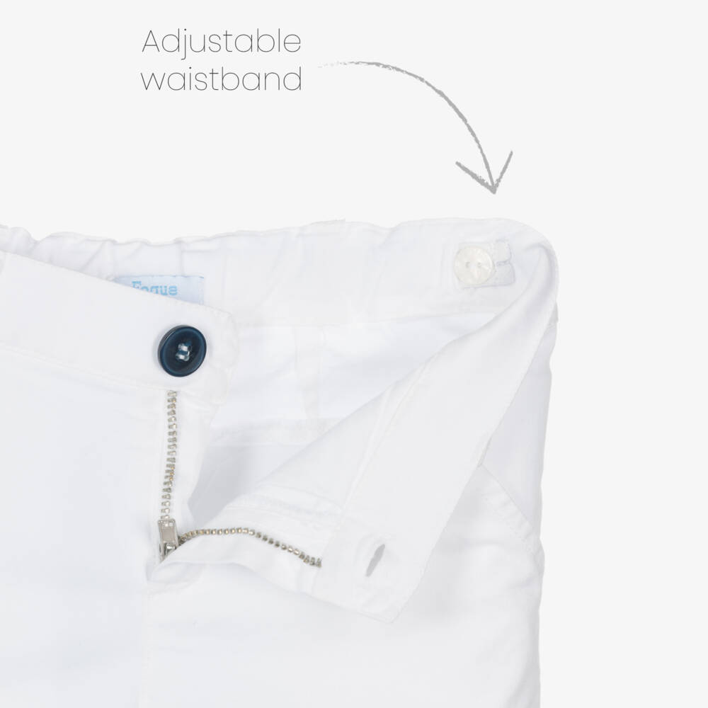 Foque-طقم كلاسيكي للأولاد باللونين الكحلي والأبيض | Childrensalon Outlet