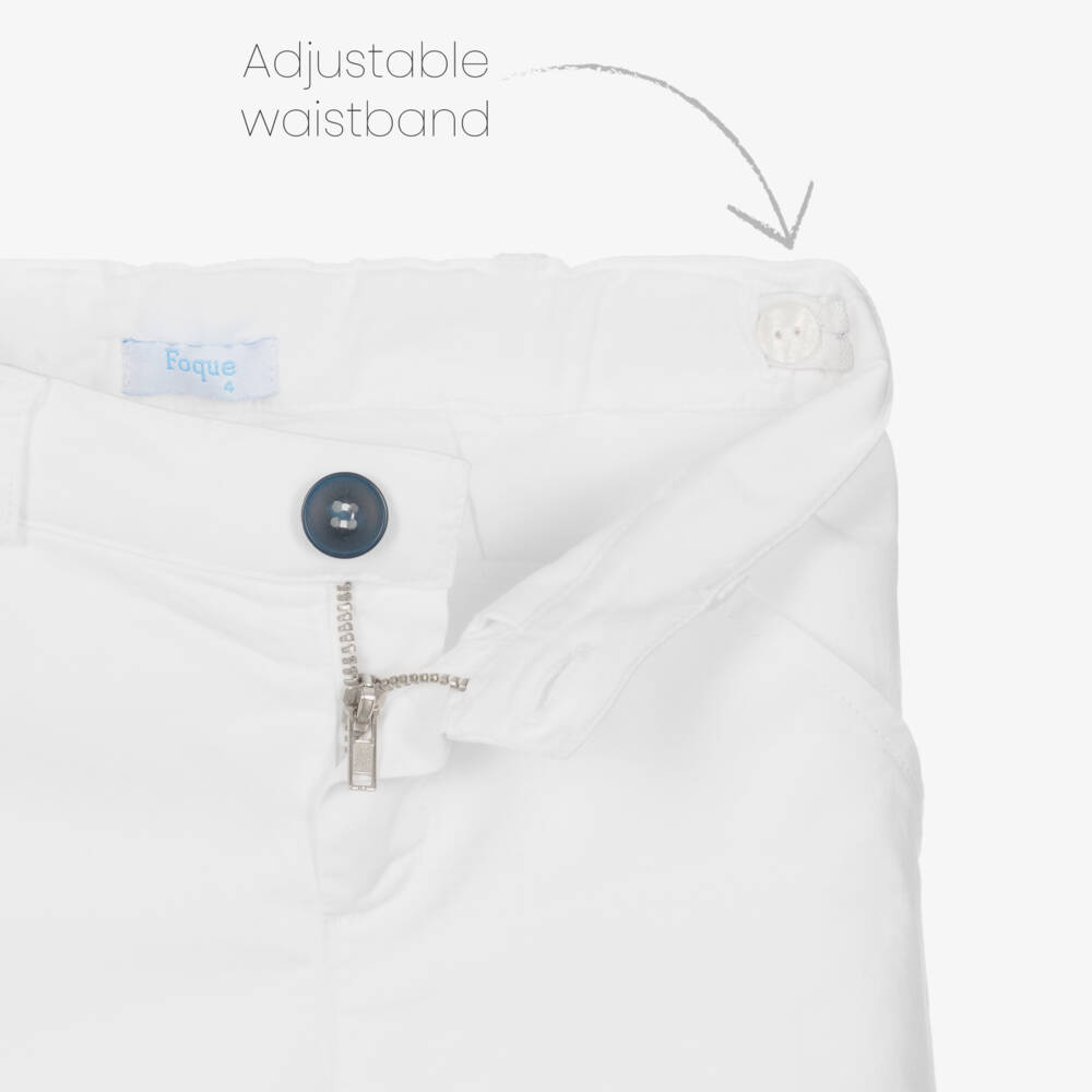 Foque-Boys Coastal Blue Linen Ensemble | Childrensalon Outlet