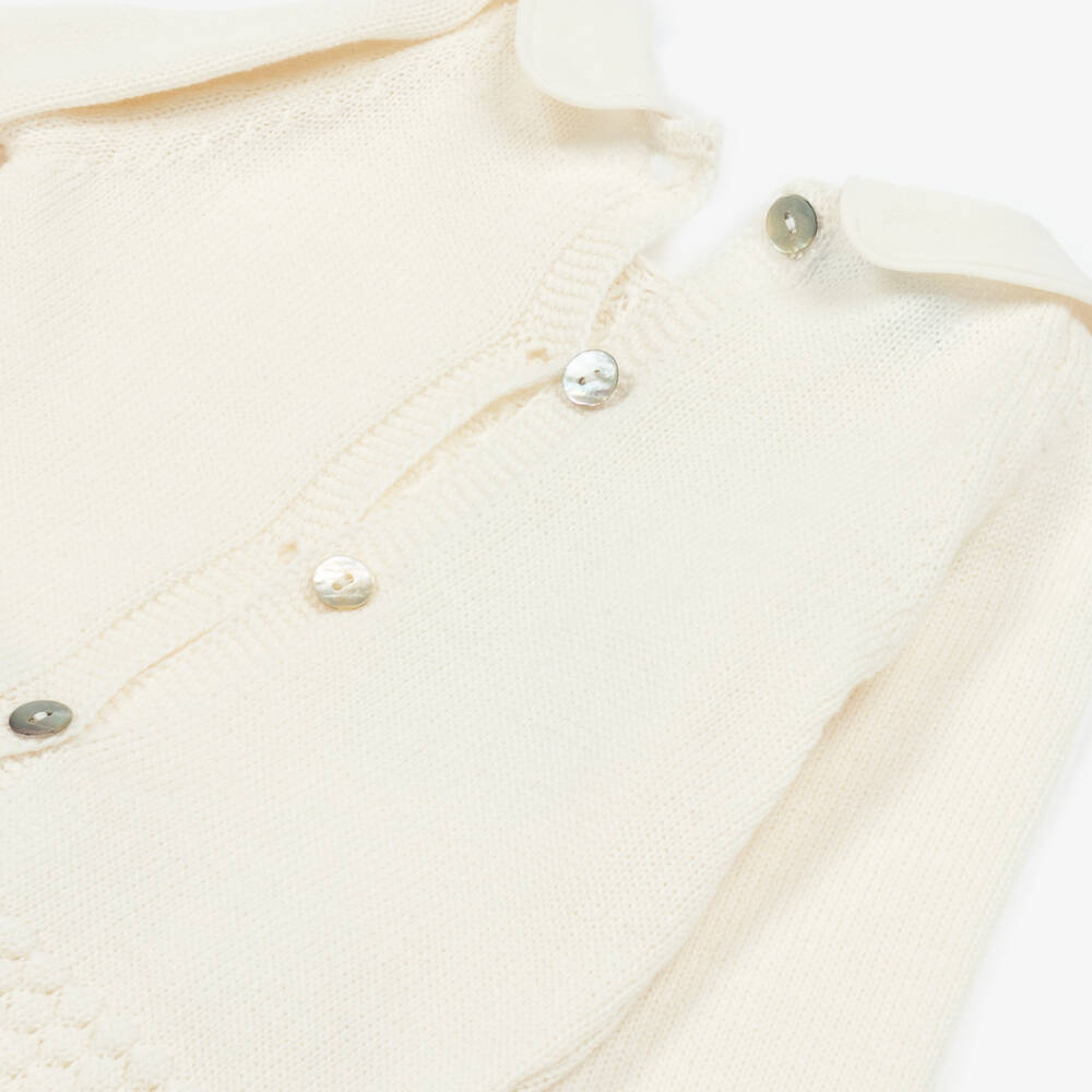 Foque-Boys Ivory Knit Two-Piece Set | Childrensalon Outlet