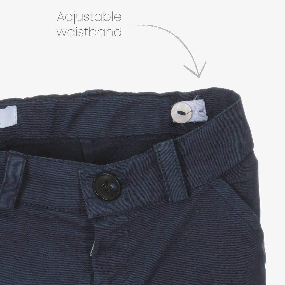 Foque-Синие хлопковые шорты для мальчиков | Childrensalon Outlet