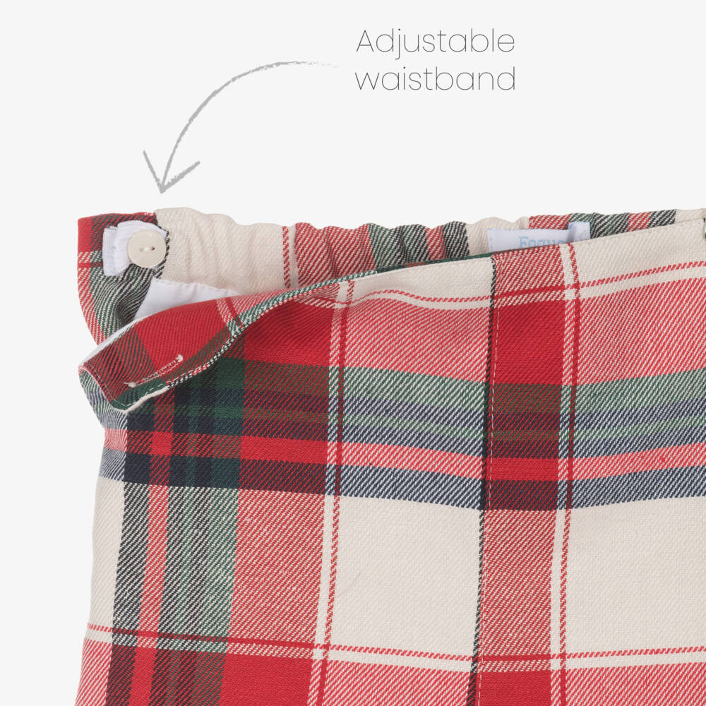 فوكيه-طقم شورت صوف لون كحلي وأحمر للأولاد | Childrensalon Outlet