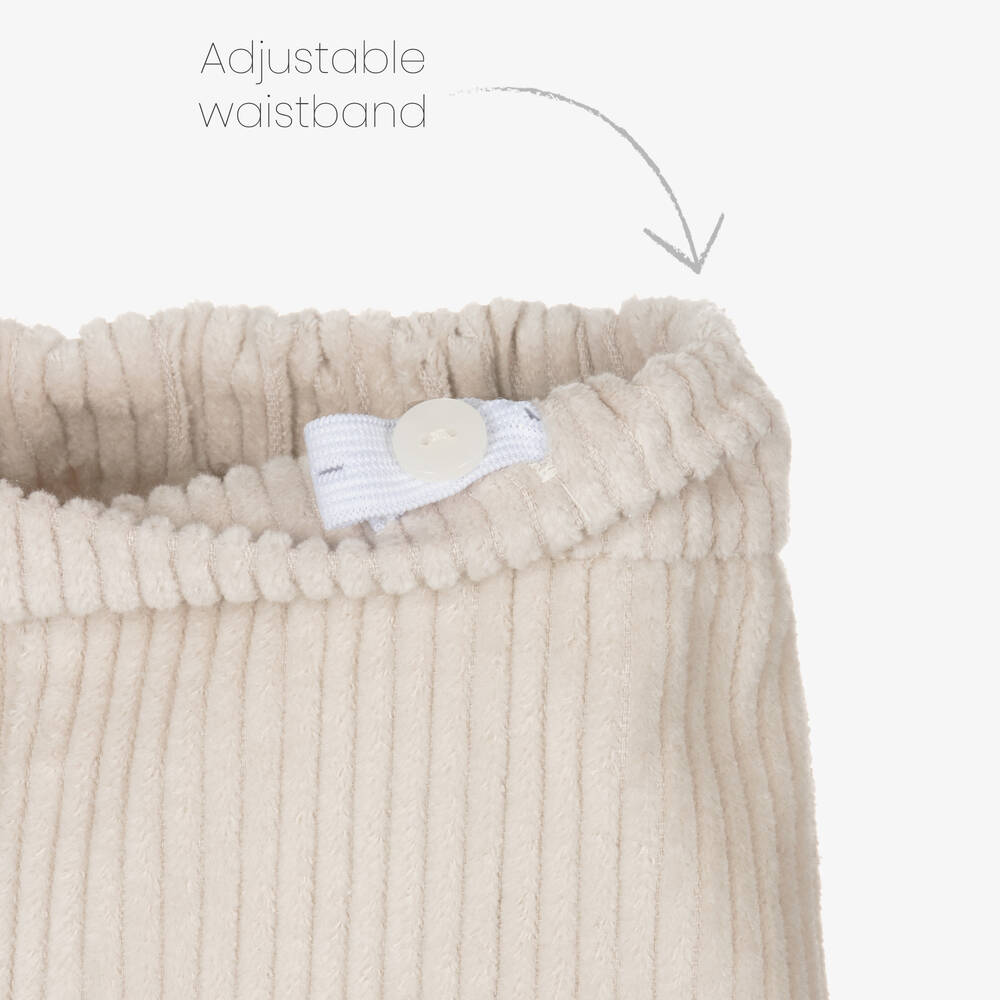 Foque-Boys Purple Wool & Beige Shorts Set | Childrensalon Outlet