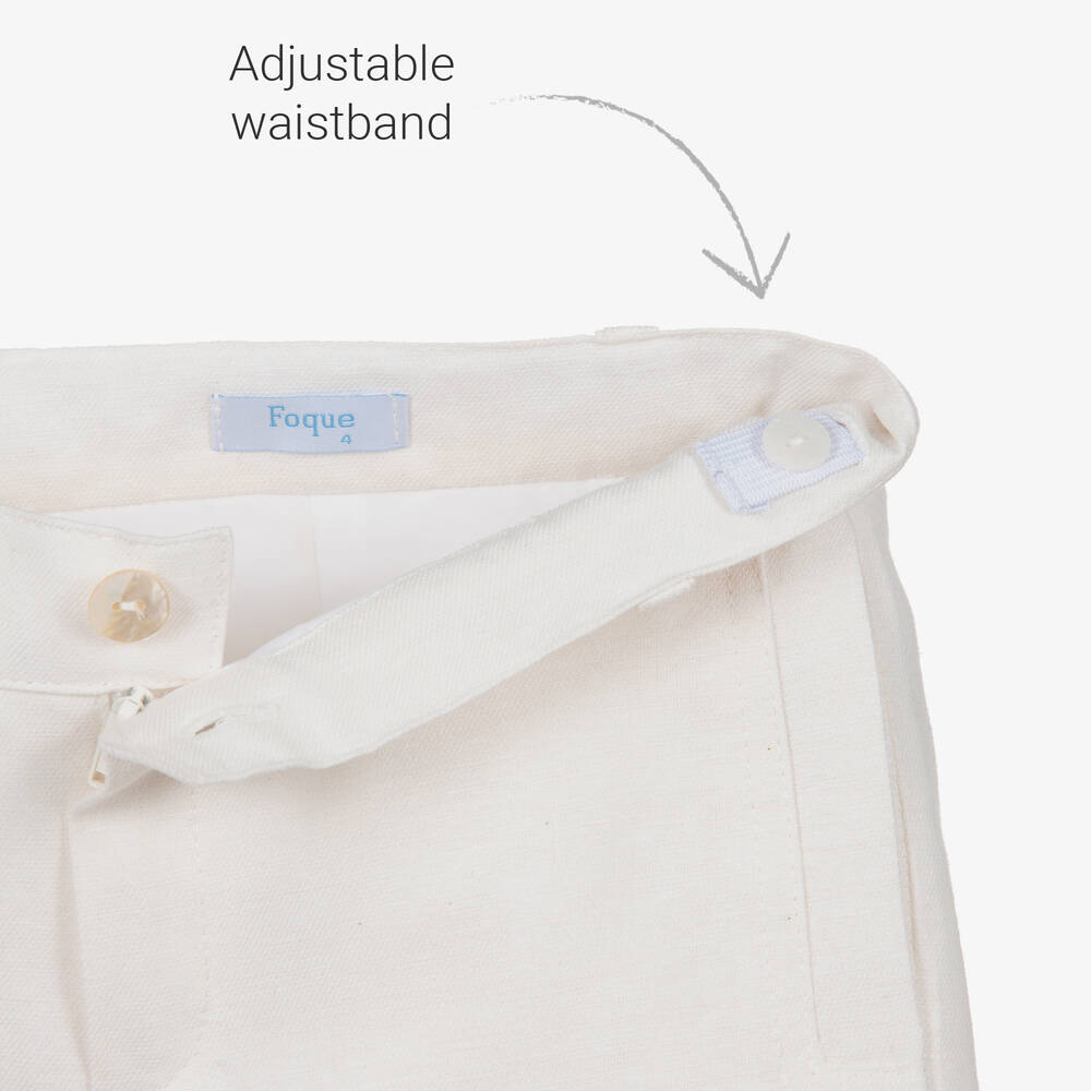 Foque-Красная рубашка с кремовыми шортами для мальчиков | Childrensalon Outlet