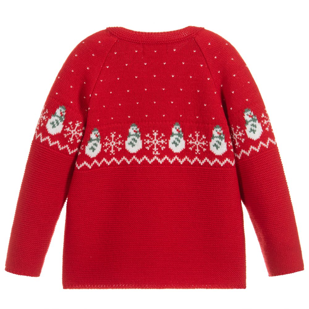 boys red jumper