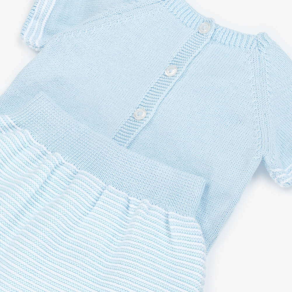 Foque-Boys Soft Knit Fish Shorts Ensemble | Childrensalon Outlet