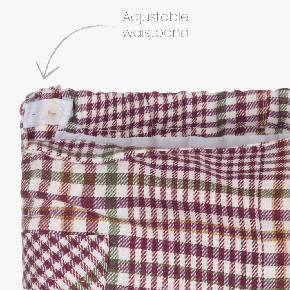 Foque-Boys Tartan Check Shorts Ensemble | Childrensalon Outlet