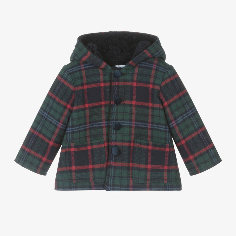 Foque-Boys Tartan Hooded Jacket | Childrensalon Outlet