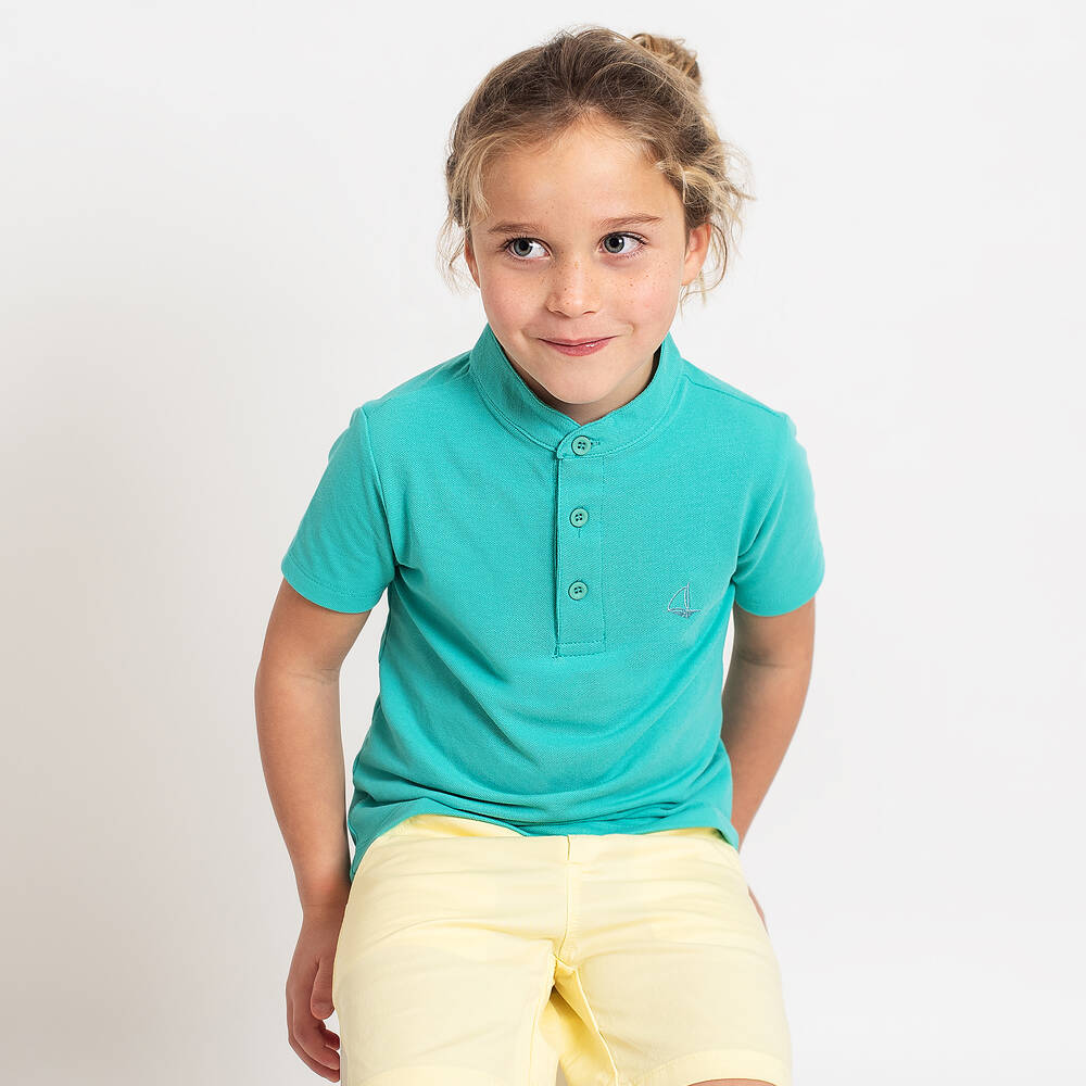 Boys turquoise polo new arrivals