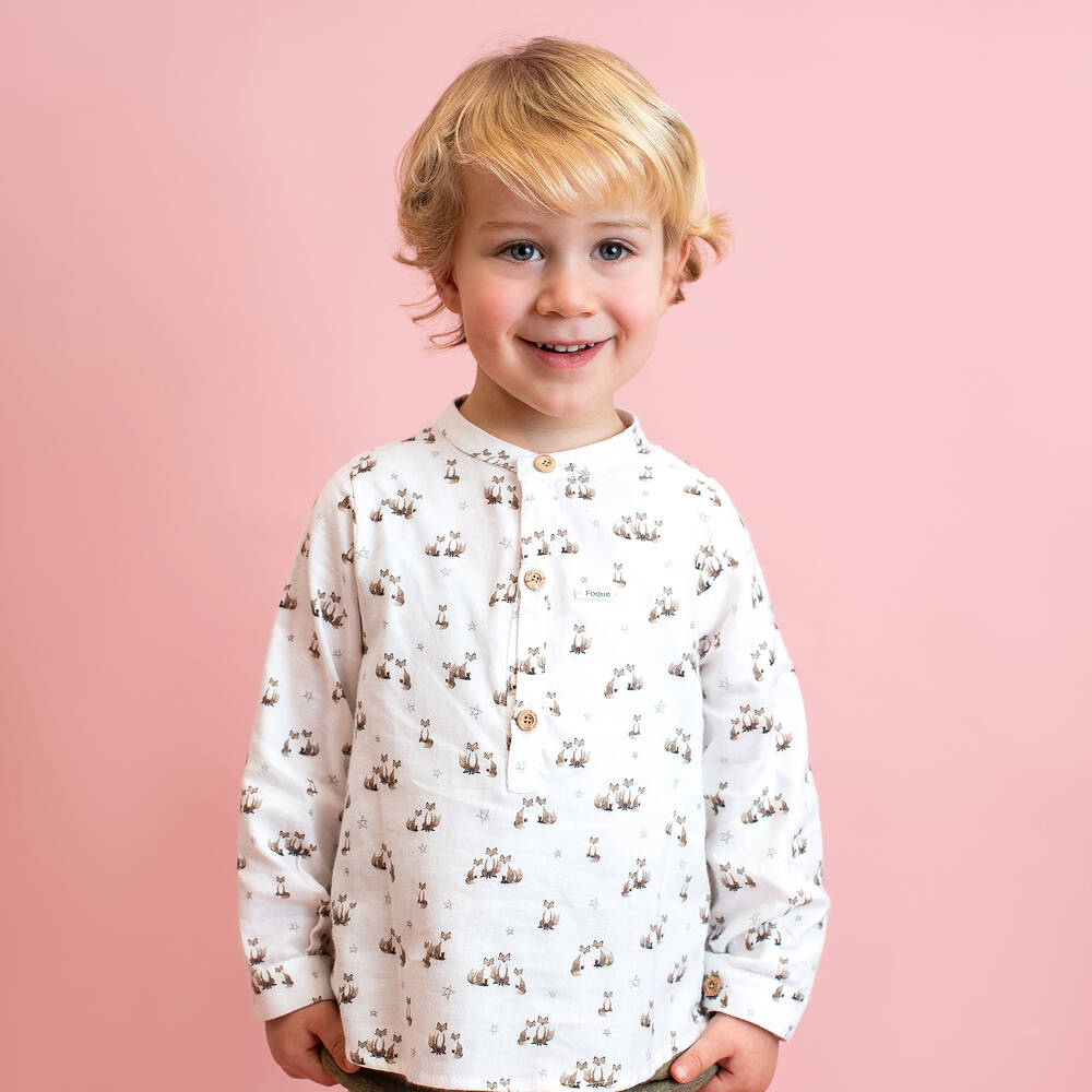 Foque-Бело-зеленый комплект с шортами для мальчиков | Childrensalon Outlet