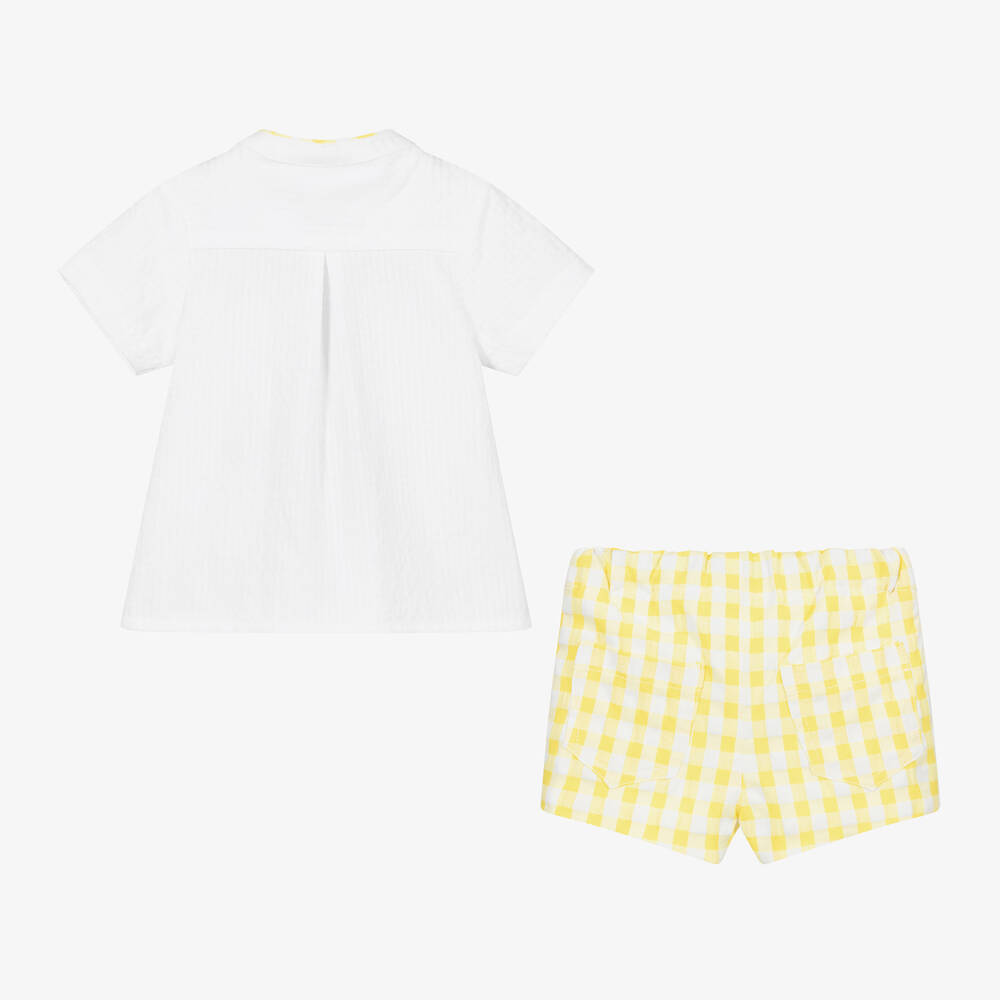 Foque-Комплект с шортами белого и желтого цвета для мальчиков | Childrensalon Outlet