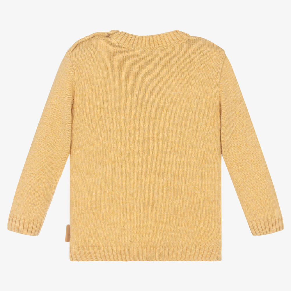 Foque Pull jaune en laine elan garcon Childrensalon Outlet