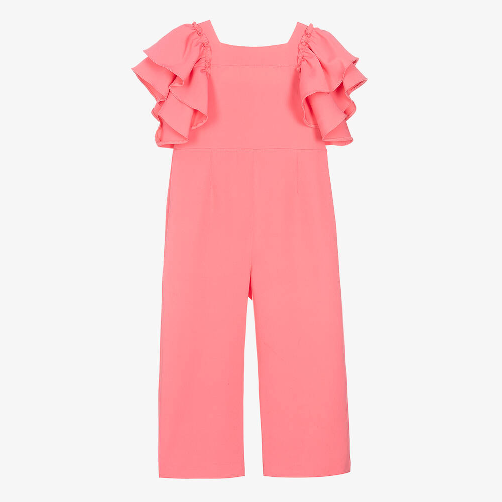 Foque - Korallenrosa Jumpsuit für Mädchen | Childrensalon