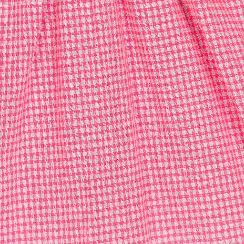Foque-Girls Fuchsia Pink Gingham Dress | Childrensalon Outlet