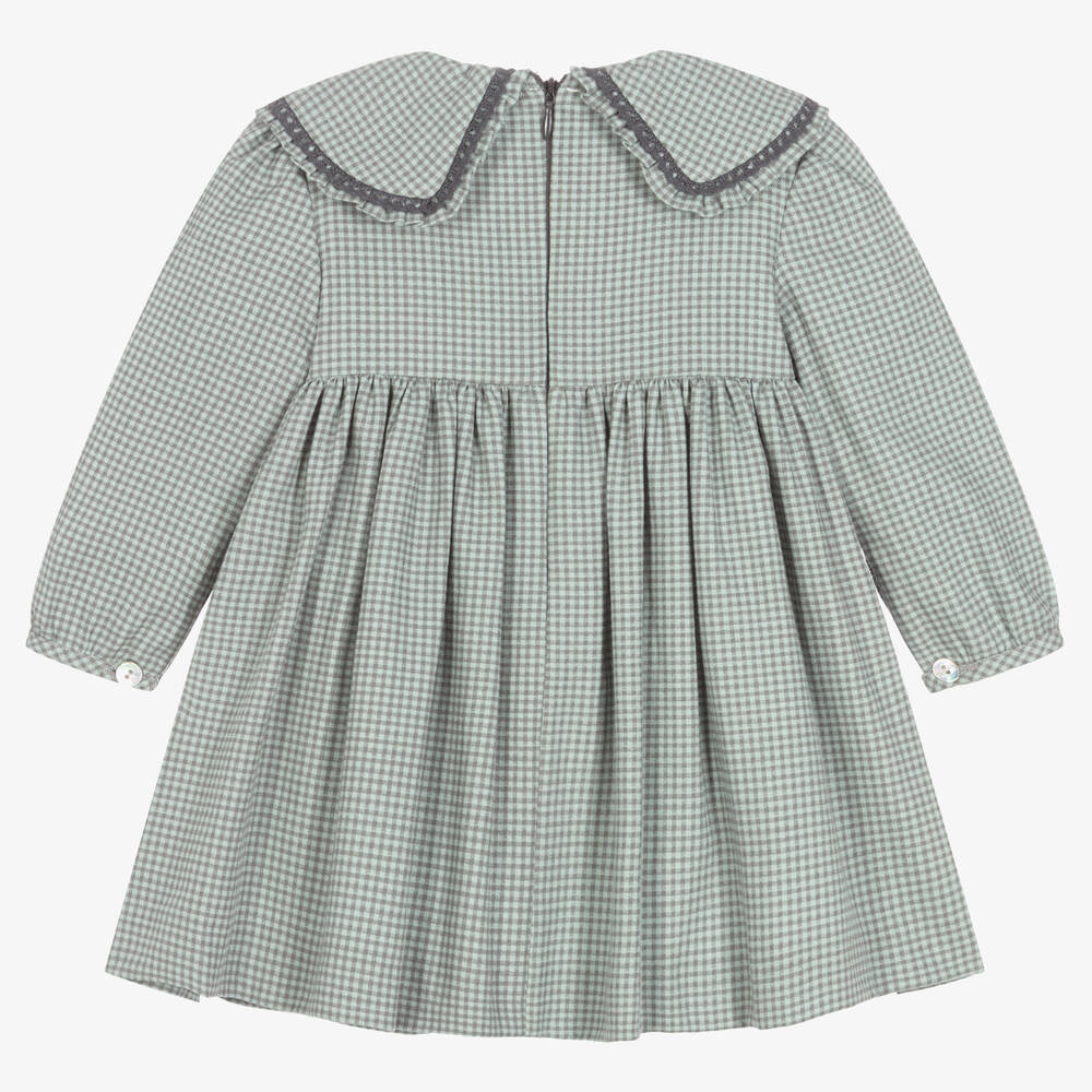 Foque-فستان قطن لون أخضر | Childrensalon Outlet