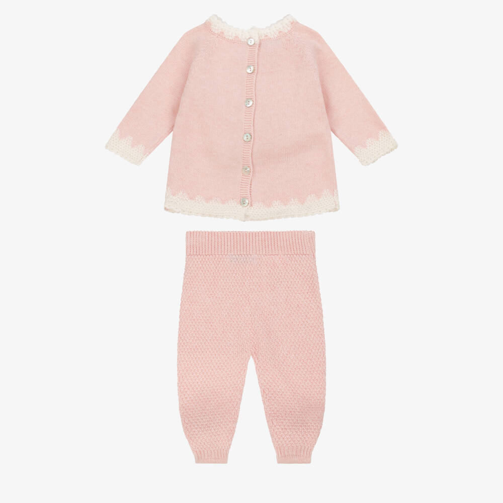 Foque-طقم بيجاما ناعمة باللون الوردي للبنات | Childrensalon Outlet