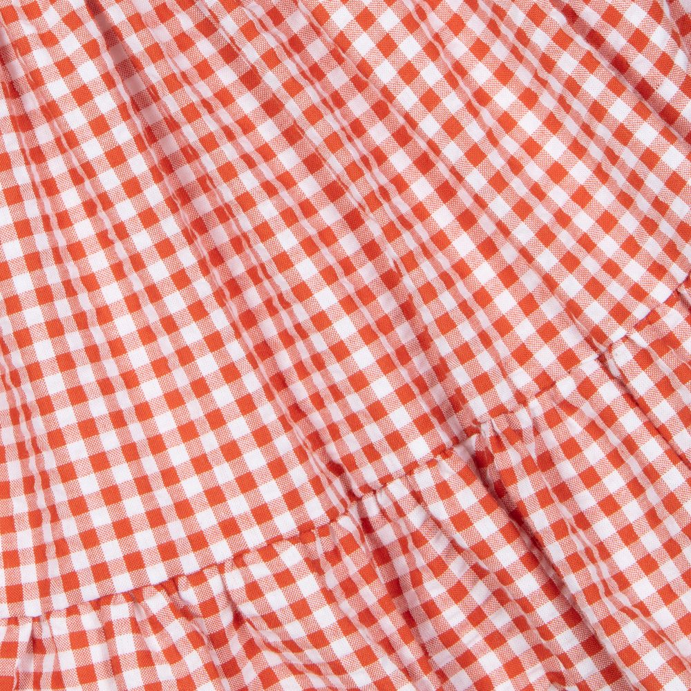 Foque-Girls Red Gingham Dress | Childrensalon Outlet