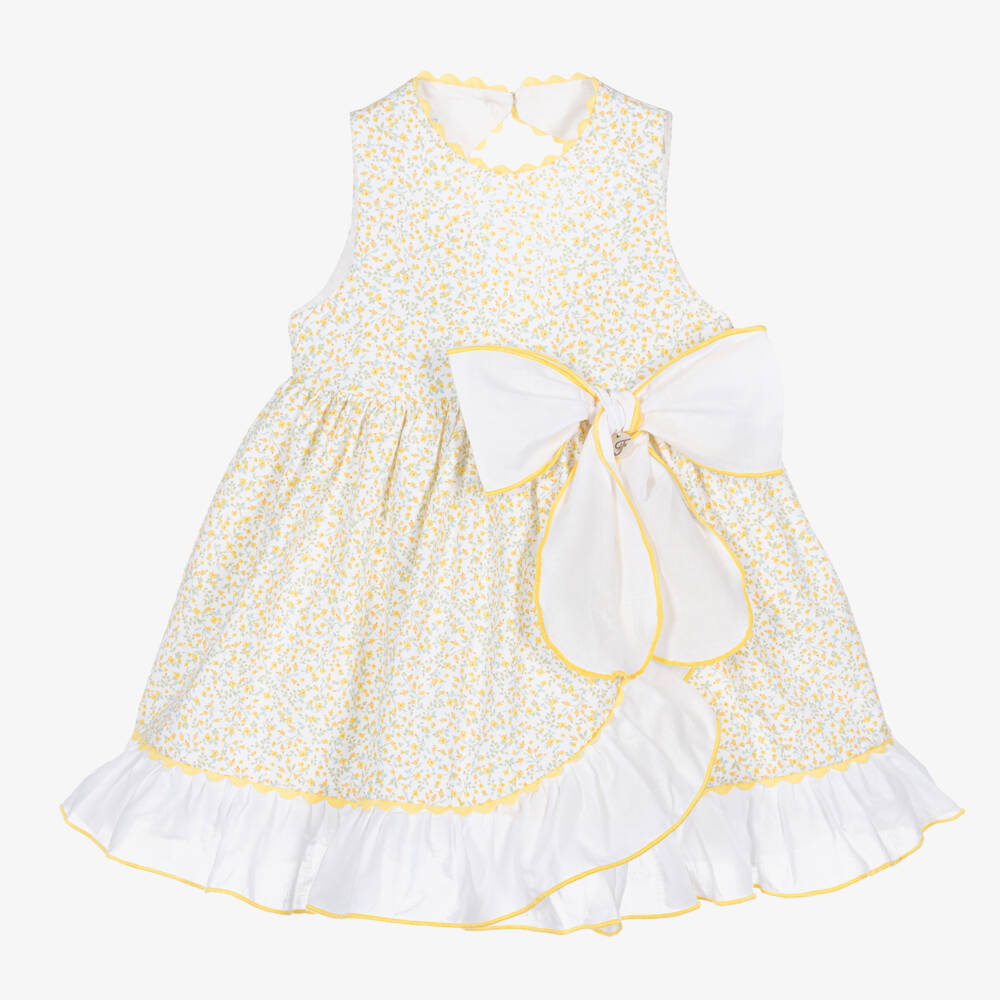 Foque-Платье из хлопка с цветочным узором для девочек | Childrensalon Outlet