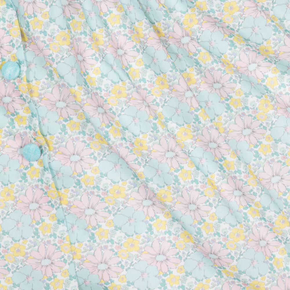 Foque-Платье Бирюзовое Цветочное Очарование для девочек | Childrensalon Outlet