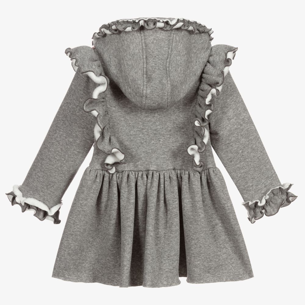 Foque-Серое платье из джерси с капюшоном | Childrensalon Outlet