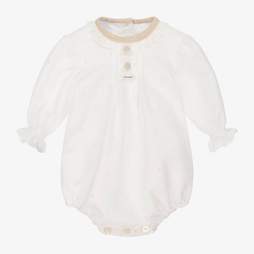 Foque - Ivory & Beige Shortie | Childrensalon