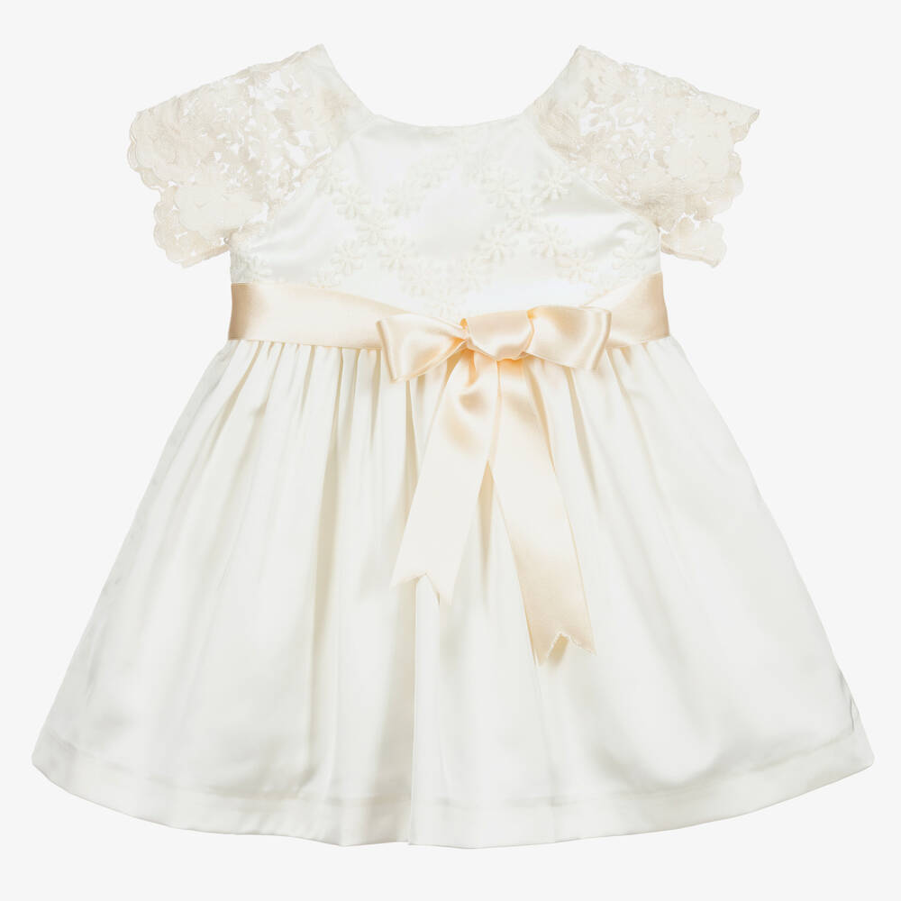 Foque - Robe de cérémonie ivoire  | Childrensalon