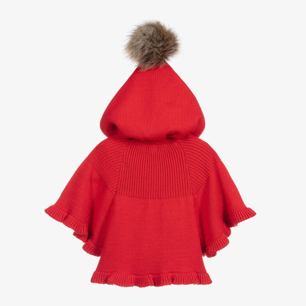 Foque-Red Knitted Sweater | Childrensalon Outlet
