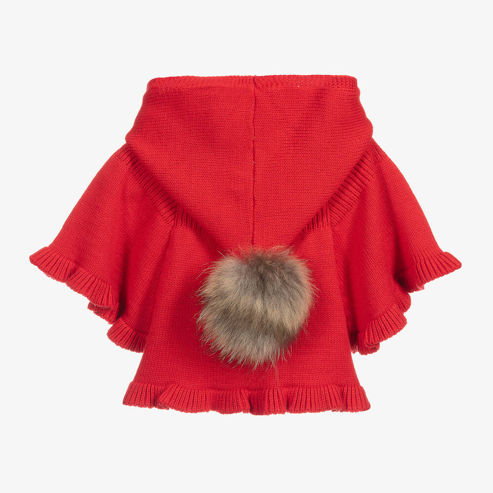 Foque-Red Knitted Sweater | Childrensalon Outlet