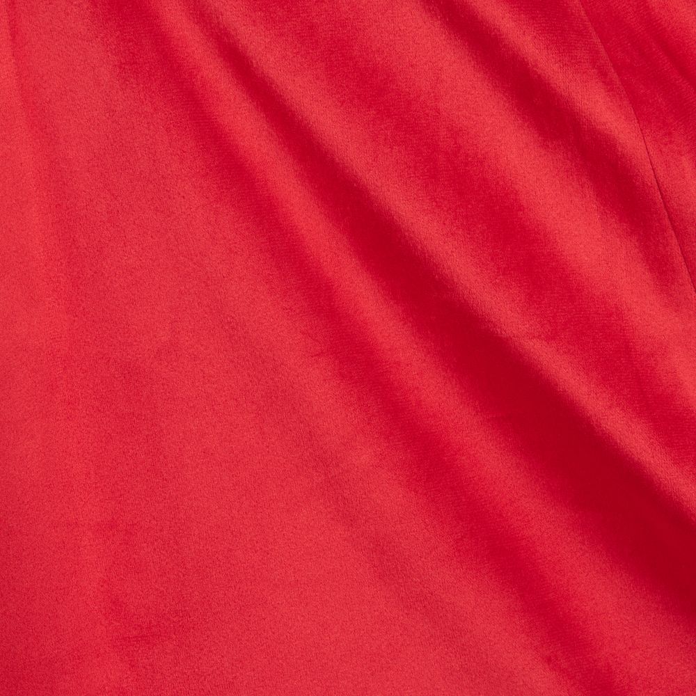 فوكيه-فستان مخمل ودانتيل لون أحمر وعاجي | Childrensalon Outlet