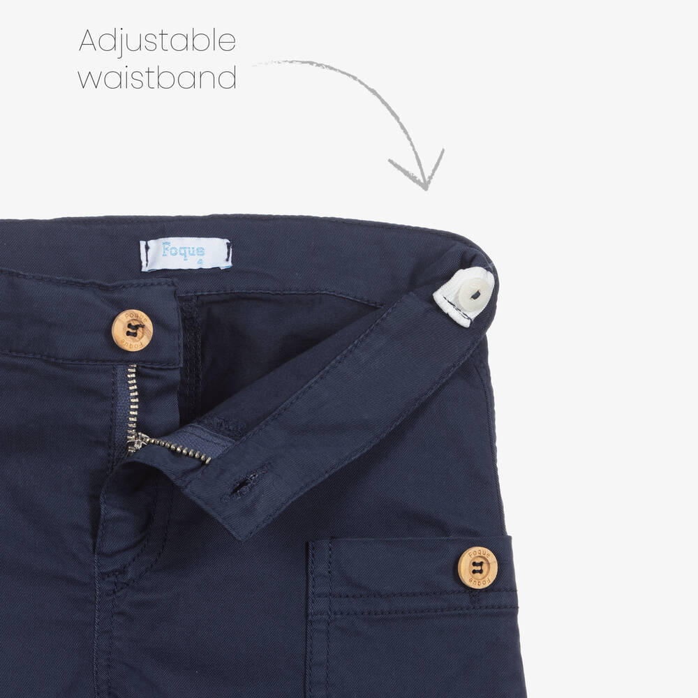 Foque-Yellow & Blue Shorts Set | Childrensalon Outlet