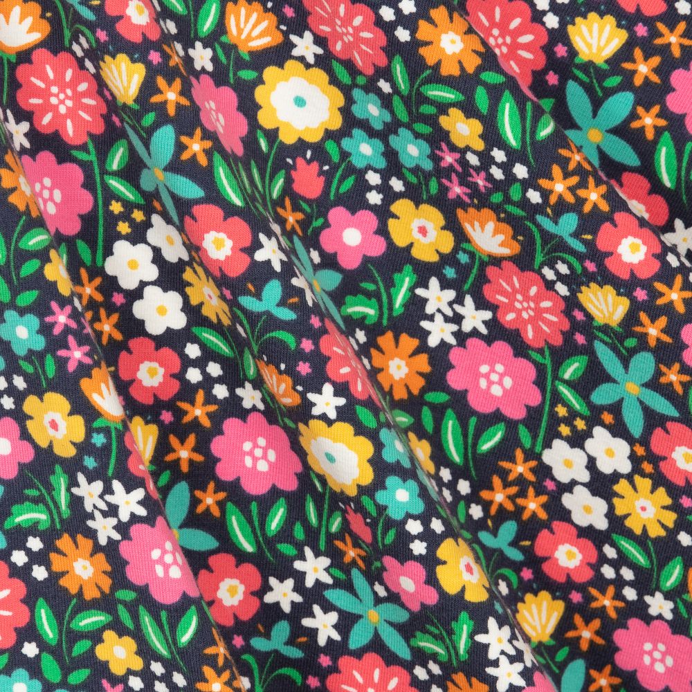 Frugi-Blue Floral Skater Dress  | Childrensalon Outlet