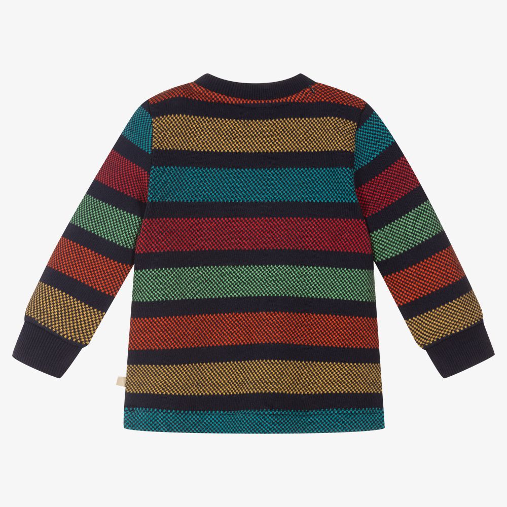 Frugi-توب قطن عضوي جيرسي مخططة لون كحلي | Childrensalon Outlet