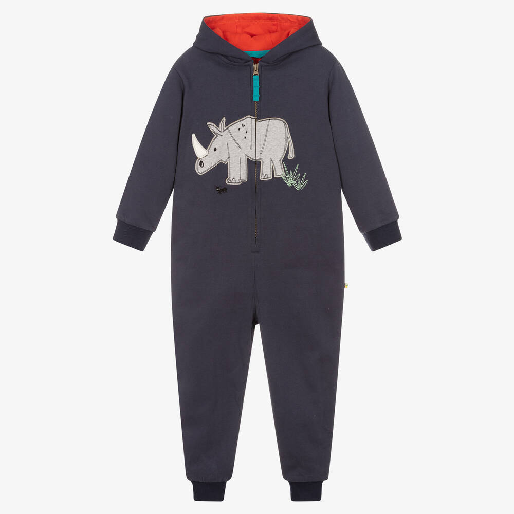 Frugi - Pyjama combinaison bleu garçon | Childrensalon