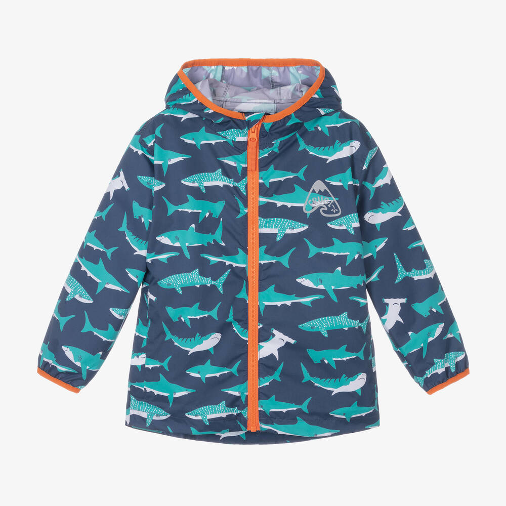 Boys shark raincoat discount