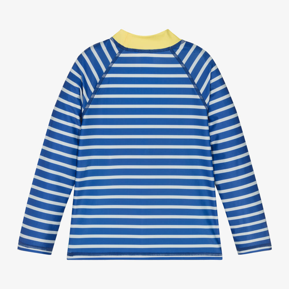 Frugi-Boys Blue Shark Sun Protective Top (UPF50+) | Childrensalon Outlet