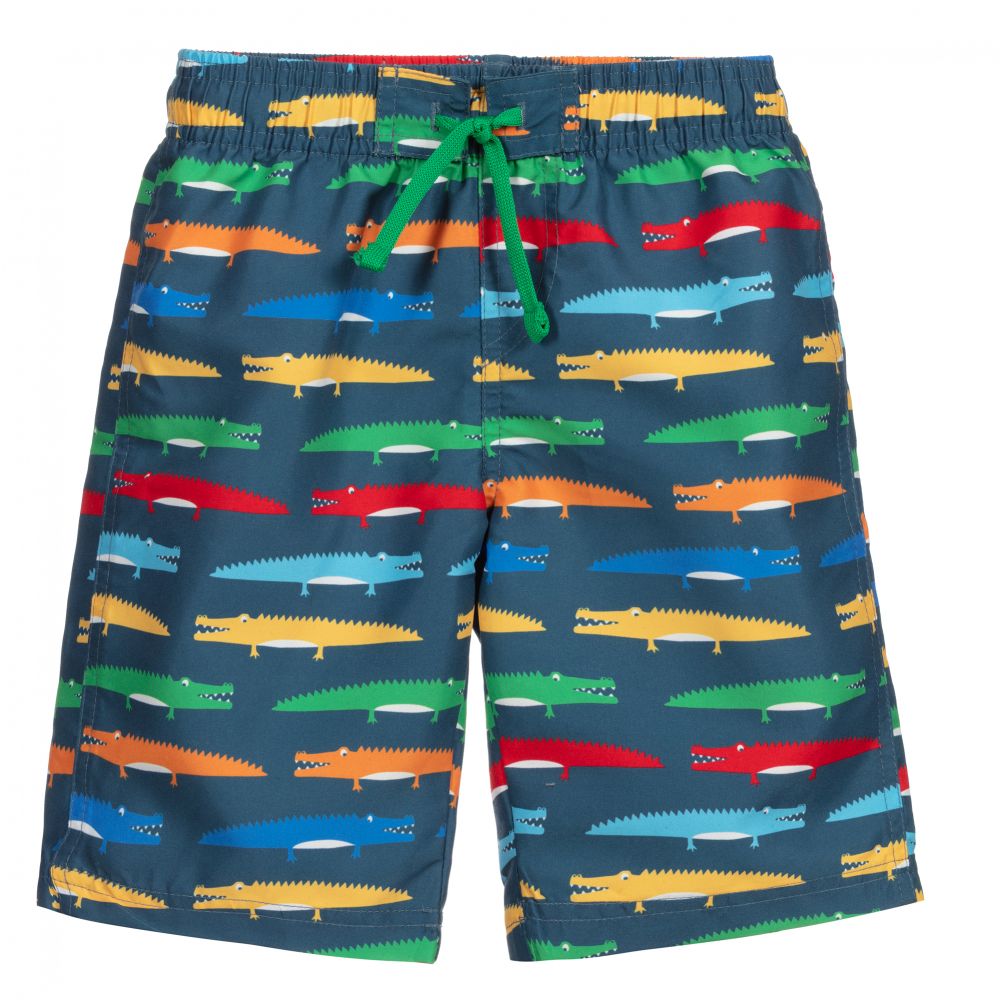 Frugi - Boys Blue Swim Shorts | Childrensalon