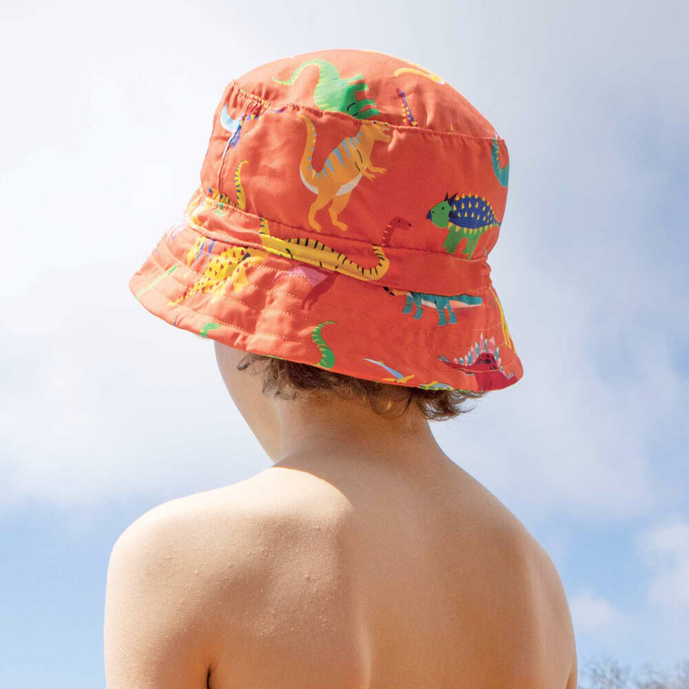 Frugi-Boys Bright Dino Adventure Hat | Childrensalon Outlet