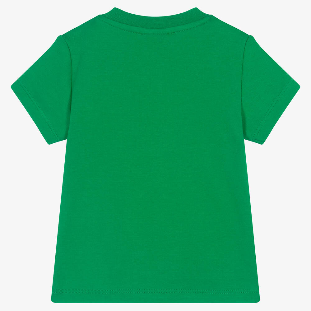فروجي-تيشيرت قطن عضوي لون أخضر للأطفال | Childrensalon Outlet