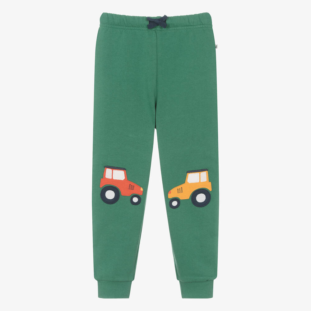 Frugi - Bas de jogging vert en coton bio | Childrensalon