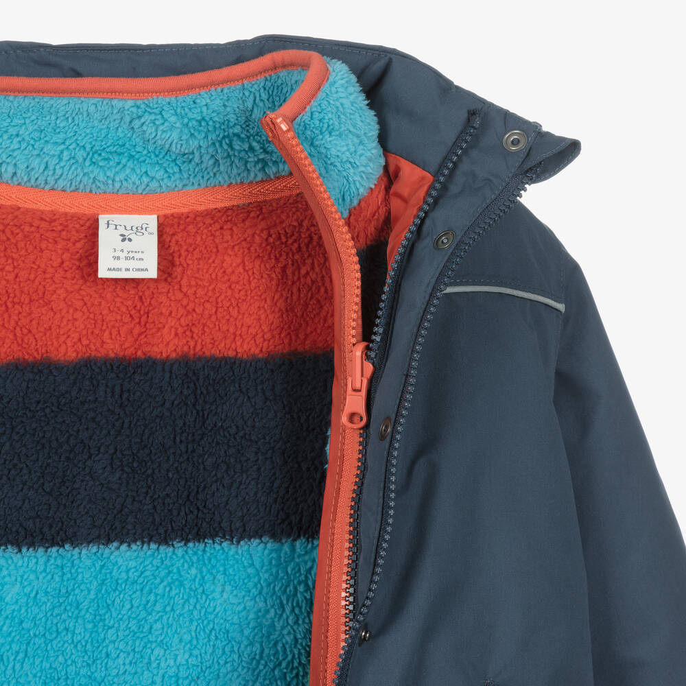 Frugi-Синяя куртка 2-в-1 для мальчиков | Childrensalon Outlet