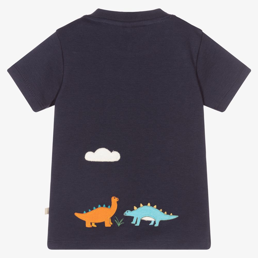 Frugi-Синяя хлопковая футболка для мальчиков | Childrensalon Outlet