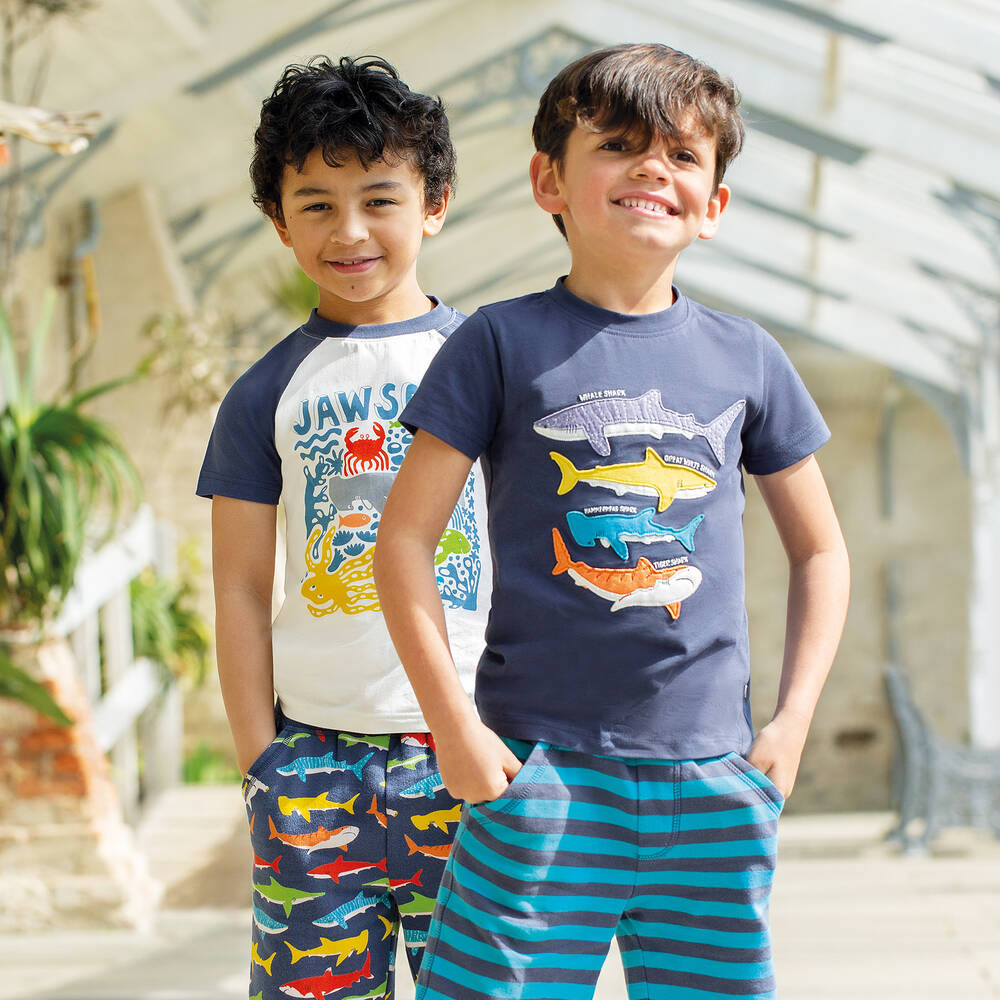 Boys navy joggers hotsell