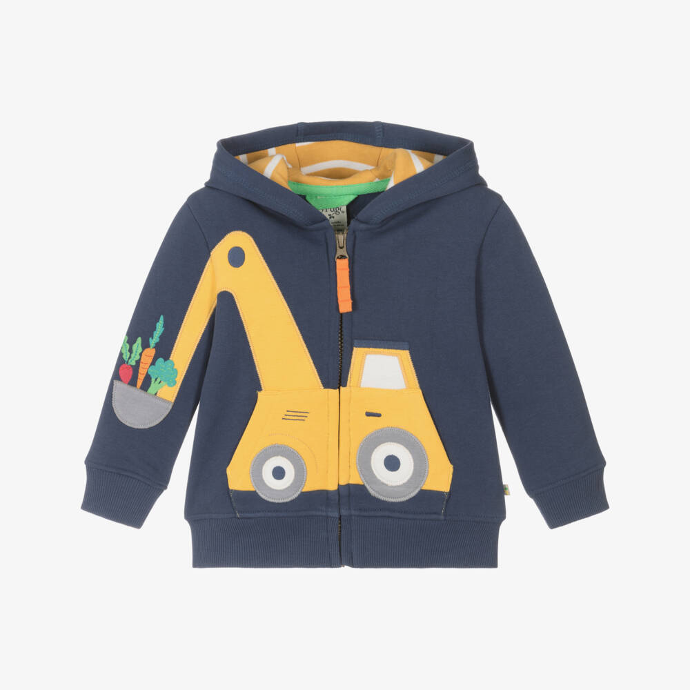 Frugi-Синий легендарный худи для мальчиков | Childrensalon Outlet