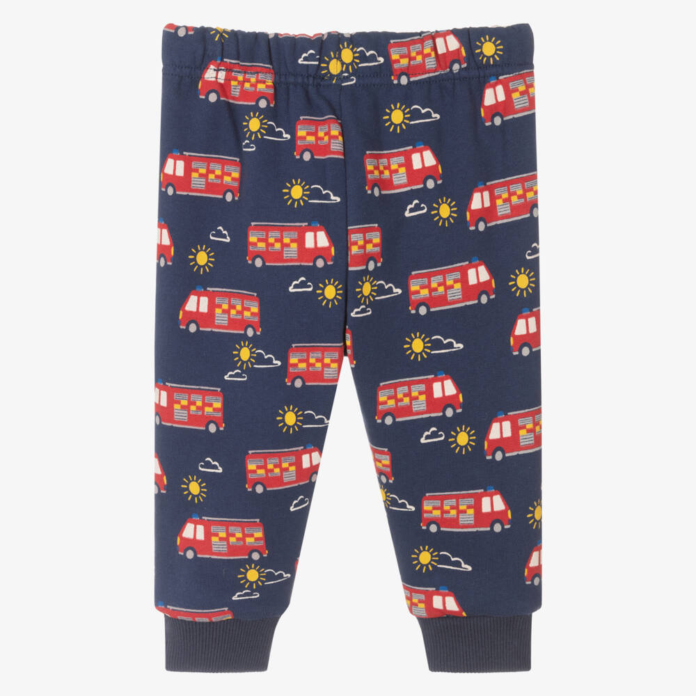 Frugi-Брюки джоггеры синие для мальчиков в стиле пожарного | Childrensalon Outlet
