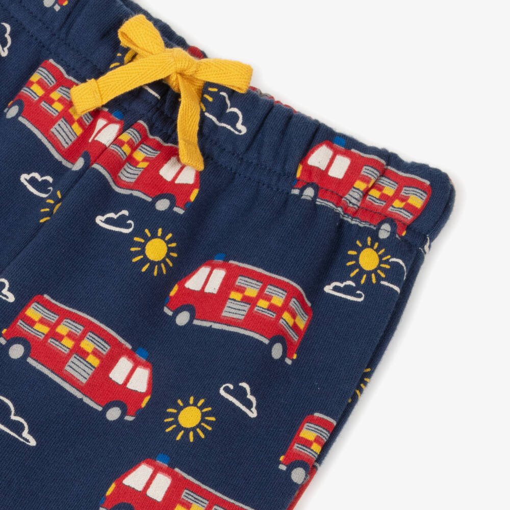 Frugi-Брюки джоггеры синие для мальчиков в стиле пожарного | Childrensalon Outlet