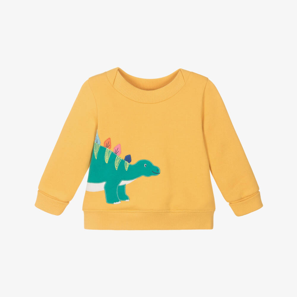 Frugi-Boys Organic Cotton Dino Jumper | Childrensalon Outlet