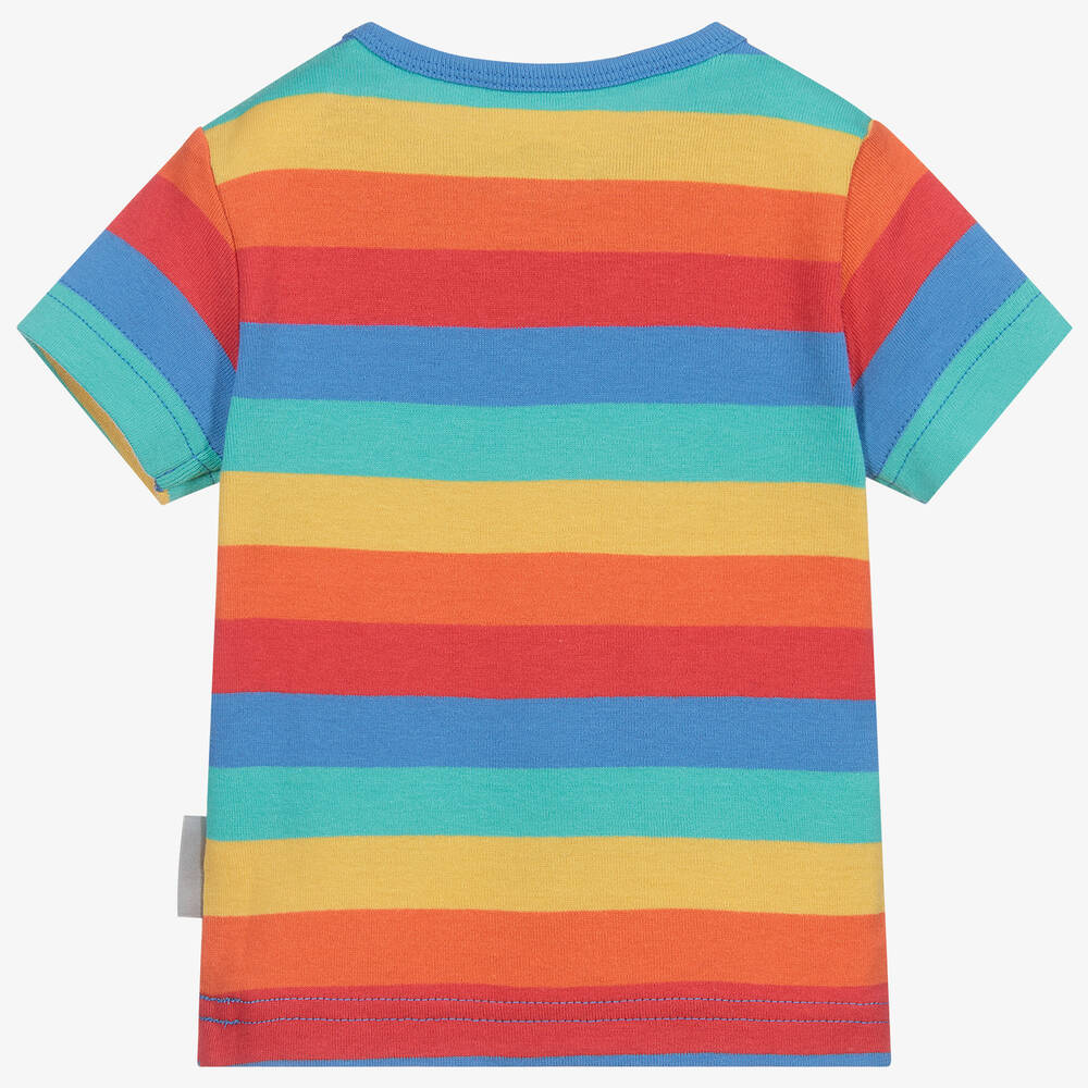 Frugi-Футболка из органического хлопка в радужную полоску | Childrensalon Outlet